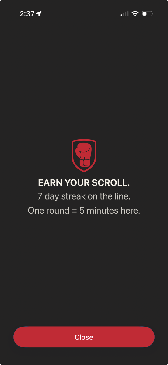 FightMode lock screen: LOCKED, fight for it